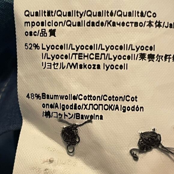 Hugo Boss Slim Fit Blue Plaid Button Shirt size Medium - Picture 4 of 9